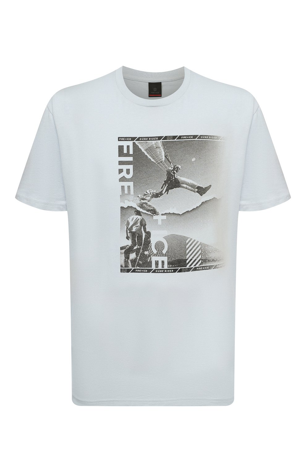 Мужская серо-голубая хлопковая футболка BOGNER FIRE+ICE купить в ...
