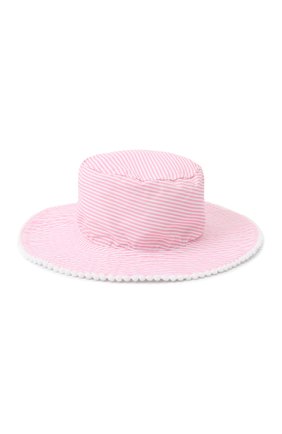 Детская шляпа SNAPPER ROCK розового цвета, арт. 680 | Фото 2 (Материал: Хлопок, Текстиль)