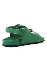 Мужского кожаные сандалии GALLUCCI зеленого цвета, арт. T10030AM/SA T G0M D0L | Фото 3