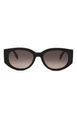 Женские солнцезащитные очки ALEXANDER MCQUEEN черного цвета, арт. AM0330S 001 | Фото 3 (Тип очков: С/з; Оптика Гендер: оптика-женское; Очки форма: Овальные)