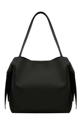 Женский сумка-шопер musubi ACNE STUDIOS черного цвета, арт. A10192 | Фото 1 (Размер: large; Материал: Натуральная кожа; Сумки-технические: Сумки-шопперы)