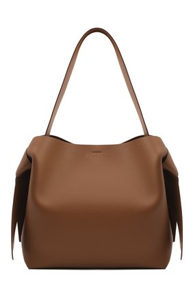 Женский сумка-шопер musubi ACNE STUDIOS коричневого цвета, арт. A10192 | Фото 1 (Материал: Натуральная кожа; Размер: large; Сумки-технические: Сумки-шопперы)