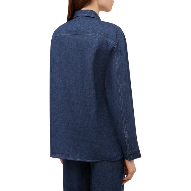 фото Льняная рубашка emporio armani