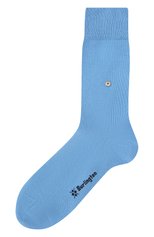 Мужские комплект из двух пар носков BURLINGTON синего цвета, арт. 21044. | Фото 3 (Кросс-КТ: бельё; Материал внешний: Хлопок)