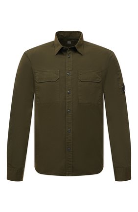 Мужская хлопковая рубашка C.P. COMPANY хаки цвета по цене 25550 руб., арт. 12CMSH088A-002824G | Фото 1 Мужская хлопковая рубашка C.P. COMPANY хаки цвета, арт. 12CMSH088A-002824G | Фото 1 (Рукава: Длинные; Длина (для топов): Стандартные; Материал внешний: Хлопок; Случай: Повседневный; Манжеты: На пуговицах; Воротник: Кент; Принт: Однотонные; Стили: Милитари)