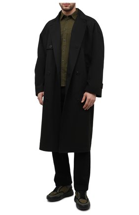 Мужская хлопковая рубашка C.P. COMPANY хаки цвета по цене 25550 руб., арт. 12CMSH088A-002824G | Фото 2 Мужская хлопковая рубашка C.P. COMPANY хаки цвета, арт. 12CMSH088A-002824G | Фото 2 (Рукава: Длинные; Длина (для топов): Стандартные; Материал внешний: Хлопок; Случай: Повседневный; Манжеты: На пуговицах; Воротник: Кент; Принт: Однотонные; Стили: Милитари)
