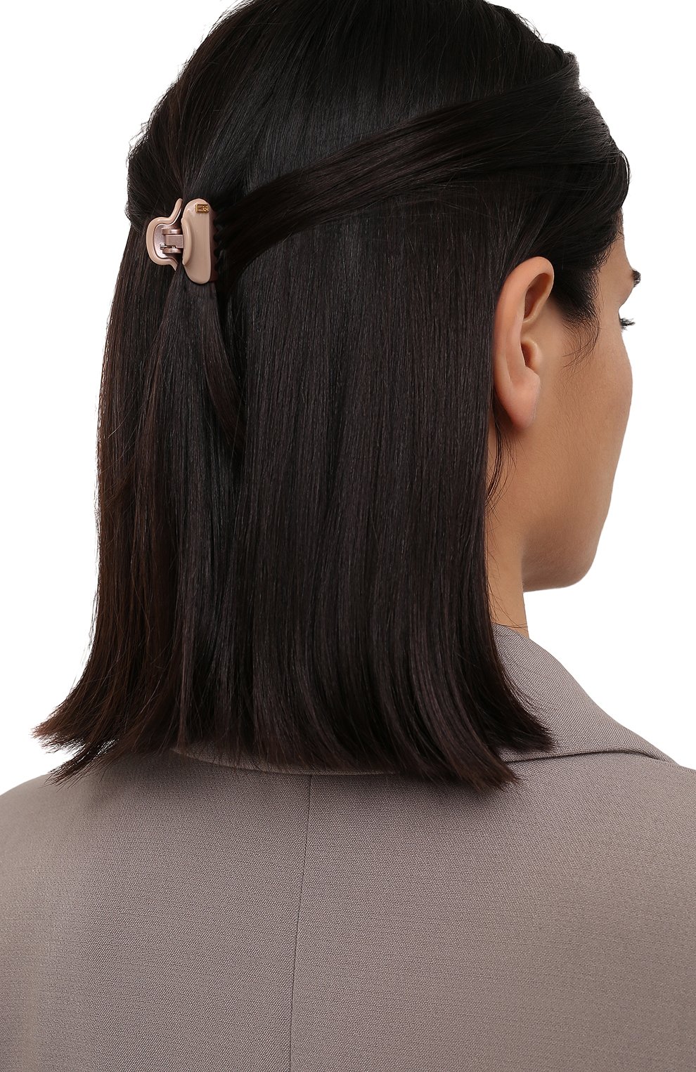 Женская заколка для волос ALEXANDRE DE PARIS бежевого цвета, арт. ICCB-12831-38 S1 | Фото 2 (Материал: Синтетический материал)