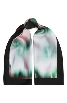 Женский шелковый платок DRIES VAN NOTEN разноцветного цвета, арт. 221-011308-4102 | Фото 1 (Материал: Шелк, Текстиль)