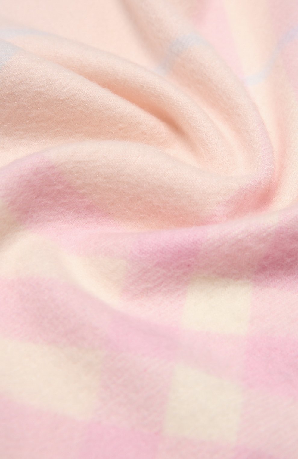 Женский кашемировый шарф BURBERRY розового цвета, арт. 8049821 | Фото 3 (Материал: Текстиль, Кашемир, Шерсть)