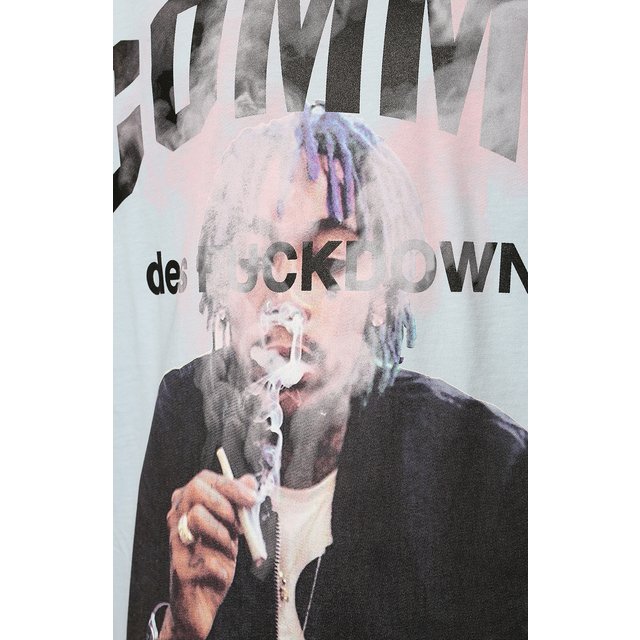 фото Хлопковая футболка comme des fuckdown