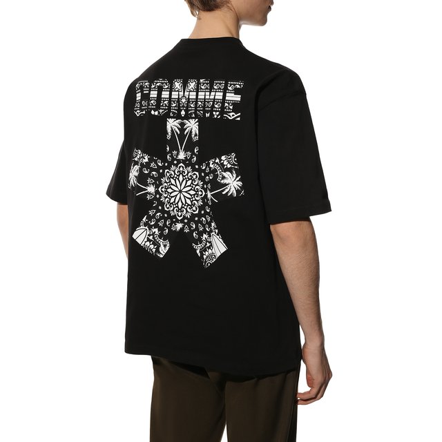 фото Хлопковая футболка comme des fuckdown