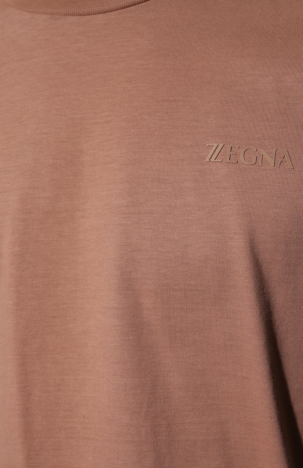 Мужская хлопковая футболка Z ZEGNA розового цвета, арт. VZ364/ZZ680 | Фото 5 (Принт: Без принта; Рукава: Короткие; Длина (для топов): Стандартные; Материал внешний: Хлопок; Стили: Кэжуэл)
