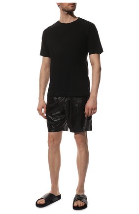 Мужские кожаные шлепанцы wicklow TOM FORD черного цвета, арт. J1299T-LCL076 | Фото 2 (Материал внутренний: Натуральная кожа; Материал внешний: Кожа)