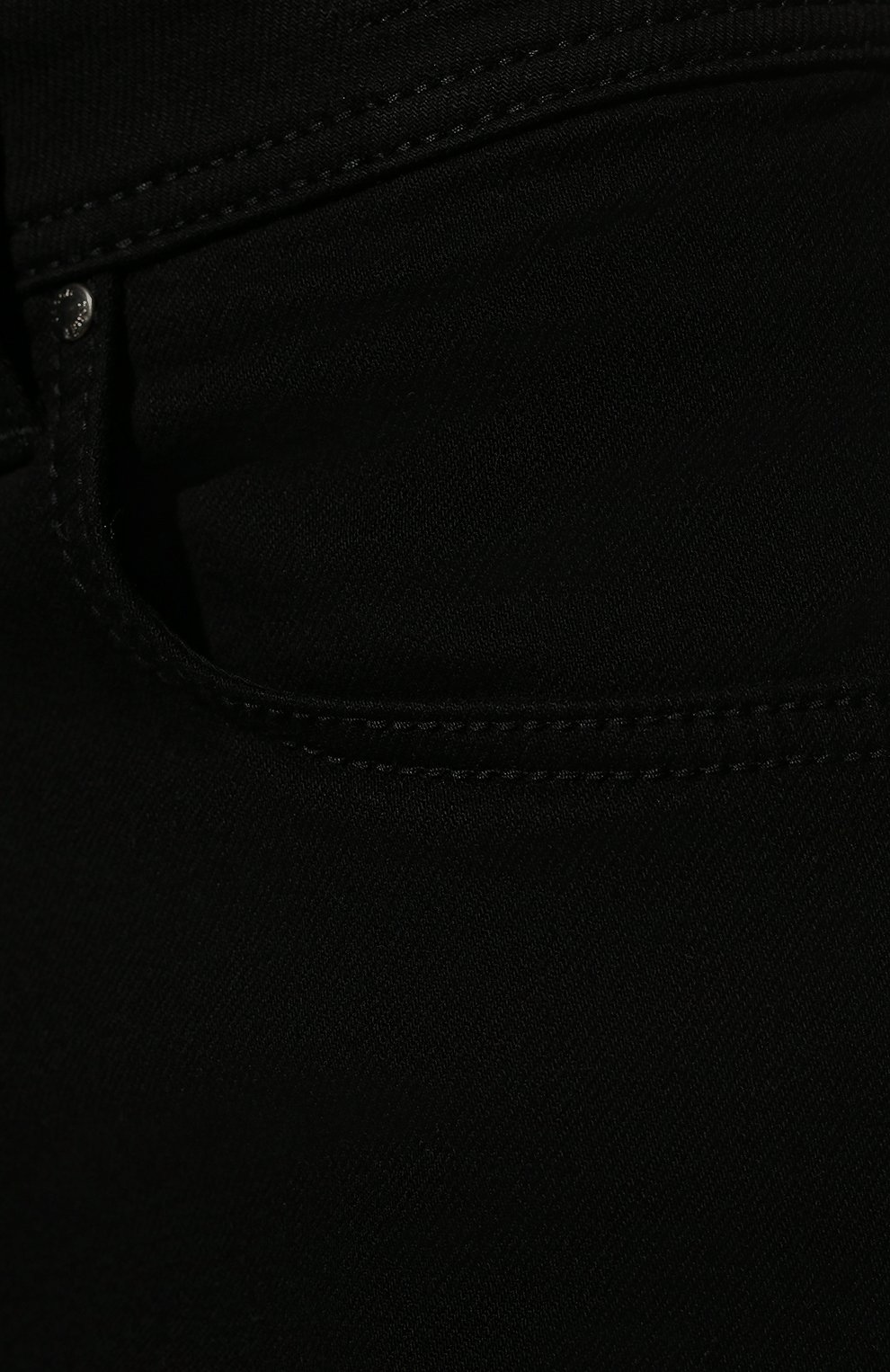 Мужские джинсы JACOB COHEN черного цвета, арт. U Q E04 30 S 3598/001D | Фото 5 (Силуэт М (брюки): Прямые; Кросс-КТ: Деним; Длина (брюки, джинсы): Стандартные; Материал внешний: Хлопок, Деним; Стили: Кэжуэл)
