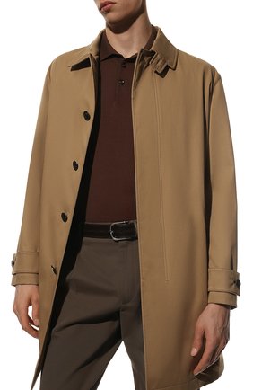 Мужской кожаный ремень CANALI темно-коричневого цвета по цене 22950 руб., арт. 50C/KA00321 | Фото 2 Мужской кожаный ремень CANALI темно-коричневого цвета, арт. 50C/KA00321 | Фото 2 (Случай: Формальный; Материал: Натуральная кожа)