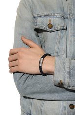 Мужской кожаный браслет TATEOSSIAN темно-синего цвета, арт. BR2219 | Фото 2