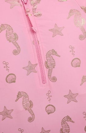Детского слитный купальник SNAPPER ROCK розового цвета, арт. G60025L | Фото 3 (Кросс-КТ НВ: Комбинезон - пляж)