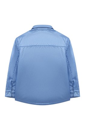 Детского куртка IL GUFO голубого цвета, арт. P22GR178N0068/5A-8A | Фото 2 (Материал подклада: Синтетический материал; Материал внешний: Синтетический материал; Рукава: Длинные)