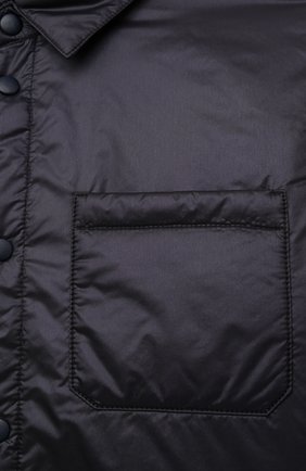 Мужского куртка IL GUFO темно-синего цвета по цене 25600 руб., арт. P22GR178N0068/10A-14A | Фото 3 Мужского куртка IL GUFO темно-синего цвета, арт. P22GR178N0068/10A-14A | Фото 3 (Рукава: Длинные; Материал внешний: Синтетический материал; Материал подклада: Синтетический материал)