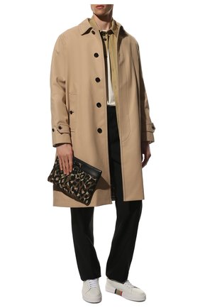 Мужская клатч DOLCE & GABBANA хаки цвета по цене 59950 руб., арт. BM2060/AQ755 | Фото 3 Мужская клатч DOLCE & GABBANA хаки цвета, арт. BM2060/AQ755 | Фото 3 (Размер: medium; Материал: Текстиль)