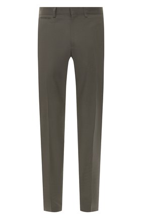 Мужские хлопковые брюки BRIONI серого цвета, арт. RPN40L/PZ048/AR0SA | Фото 1 (Длина (брюки, джинсы): Стандартные; Материал внешний: Хлопок; Силуэт М (брюки): Чиносы; Случай: Повседневный; Стили: Кэжуэл)