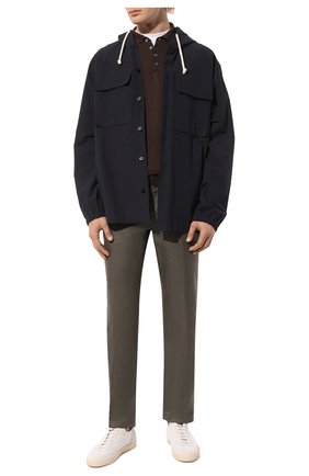 Мужские хлопковые брюки BRIONI серого цвета по цене 84550 руб., арт. RPN40L/PZ048/AR0SA | Фото 2 Мужские хлопковые брюки BRIONI серого цвета, арт. RPN40L/PZ048/AR0SA | Фото 2 (Длина (брюки, джинсы): Стандартные; Материал внешний: Хлопок; Силуэт М (брюки): Чиносы; Случай: Повседневный; Стили: Кэжуэл)