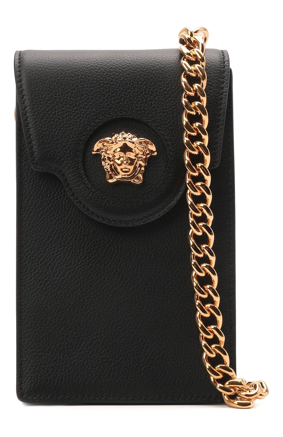 Кожаный чехол для iphone VERSACE черного цвета по цене 89950 руб., арт. 1003983/DVIT2T | Фото 6 Кожаный чехол для iphone VERSACE черного цвета, арт. 1003983/DVIT2T | Фото 6 (Женское Кросс-КТ: Кожа iPhone; Материал: Натуральная кожа)