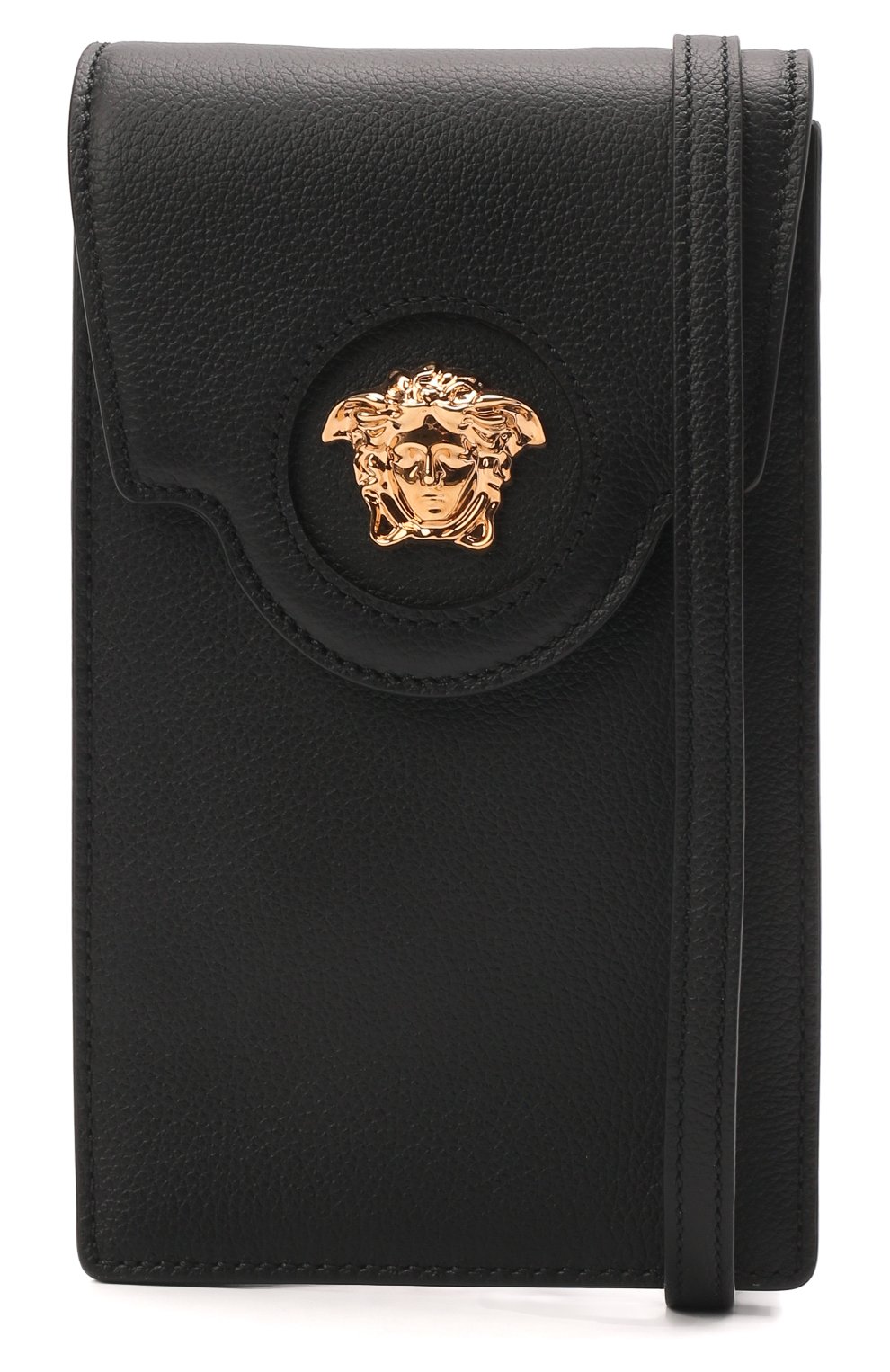 Кожаный чехол для iphone VERSACE черного цвета по цене 89950 руб., арт. 1003983/DVIT2T | Фото 8 Кожаный чехол для iphone VERSACE черного цвета, арт. 1003983/DVIT2T | Фото 8 (Женское Кросс-КТ: Кожа iPhone; Материал: Натуральная кожа)
