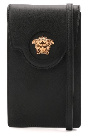 Кожаный чехол для iphone VERSACE черного цвета по цене 89950 руб., арт. 1003983/DVIT2T | Фото 8 Кожаный чехол для iphone VERSACE черного цвета, арт. 1003983/DVIT2T | Фото 8 (Женское Кросс-КТ: Кожа iPhone; Материал: Натуральная кожа)