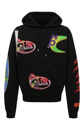 Мужской хлопковое худи HERON PRESTON черного цвета по цене 57950 руб., арт. HMBB017S22JER0031045 | Фото 1 Мужской хлопковое худи HERON PRESTON черного цвета, арт. HMBB017S22JER0031045 | Фото 1 (Материал внешний: Хлопок; Рукава: Длинные; Длина (для топов): Стандартные; Мужское Кросс-КТ: Худи-одежда; Принт: С принтом; Стили: Спорт-шик)