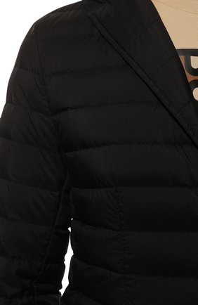 Мужская пуховая куртка HERNO черного цвета, арт. PI000851U/19288 | Фото 5 (Кросс-КТ: Куртка; Рукава: Длинные; Материал внешний: Синтетический материал; Мужское Кросс-КТ: Куртка-верхняя одежда; Материал подклада: Синтетический материал; Длина (верхняя одежда): Короткие; Материал утеплителя: Пух и перо; Стили: Кэжуэл)
