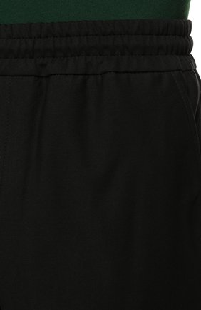 Мужские хлопковые брюки HARRIS WHARF LONDON черного цвета, арт. C7015PTA | Фото 5 (Длина (брюки, джинсы): Стандартные; Случай: Повседневный; Стили: Милитари, Кэжуэл; Материал внешний: Хлопок)