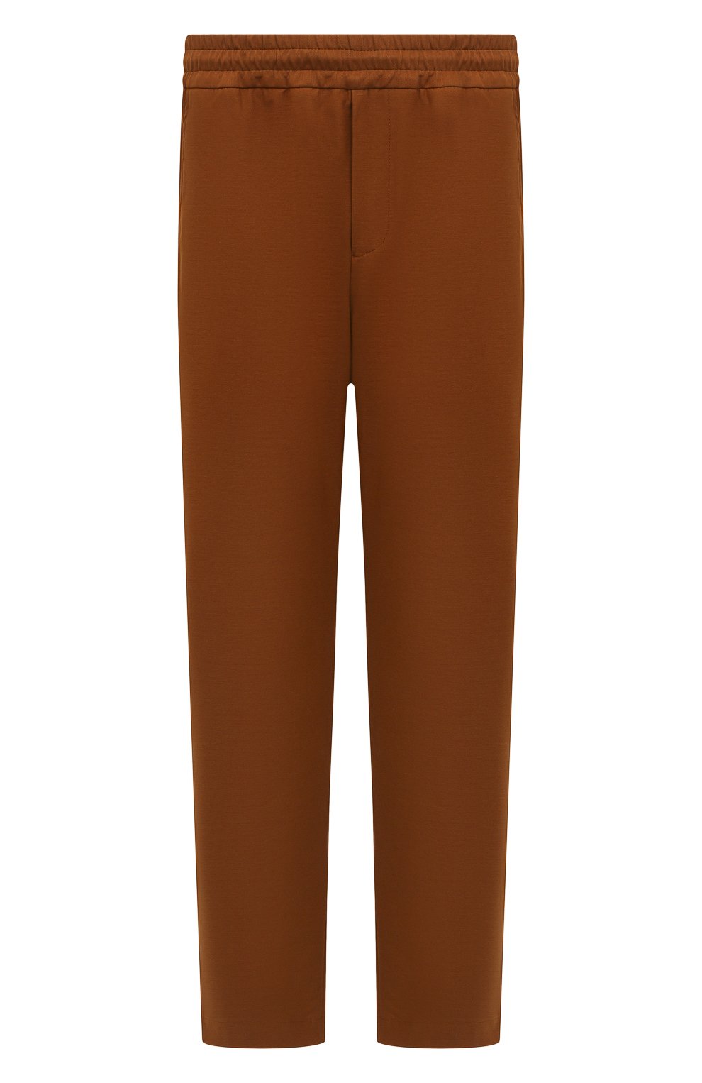 Мужские хлопковые брюки HARRIS WHARF LONDON коричневого цвета, арт. C7015PTA | Фото 1 (Длина (брюки, джинсы): Стандартные; Случай: Повседневный; Материал внешний: Хлопок; Стили: Кэжуэл)