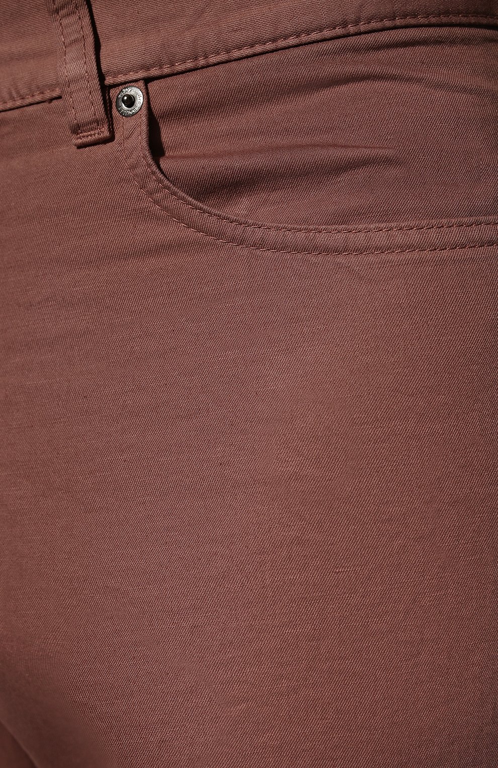 Мужские брюки из хлопка и льна ERMENEGILDO ZEGNA розового цвета, арт. UZI37/GAN | Фото 5 (Длина (брюки, джинсы): Стандартные; Случай: Повседневный; Материал внешний: Хлопок; Стили: Кэжуэл)