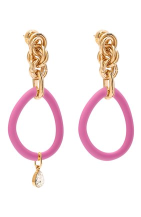 Женские серьги JW ANDERSON розового цвета по цене 44950 руб., арт. JY0121 0T0034 | Фото 3 Женские серьги JW ANDERSON розового цвета, арт. JY0121 0T0034 | Фото 3 (Материал: Металл)