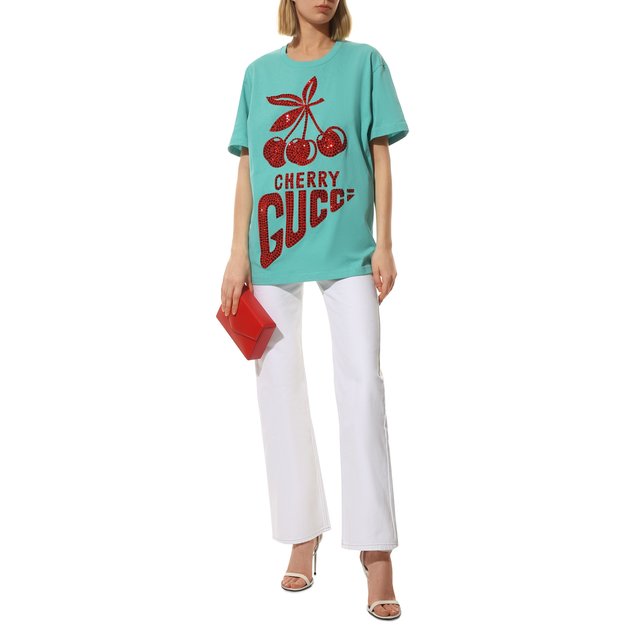 фото Хлопковая футболка gucci