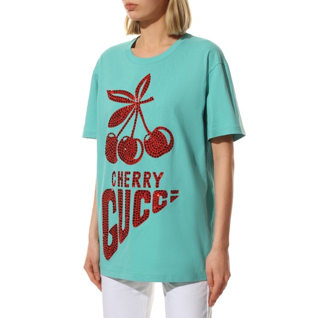 фото Хлопковая футболка gucci