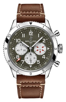Мужские часы super avi b04 chronograph gmt 46 curtiss warhawk BREITLING бесцветного цвета, арт. AB04452A1L1X1 | Фото 1 (Механизм: Автомат; Материал корпуса: Сталь; Цвет циферблата: Другое)