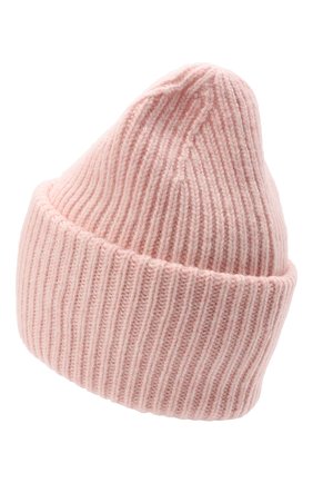 Мужская шерстяная шапка ACNE STUDIOS розового цвета, арт. C40135/M | Фото 2 (Материал: Шерсть, Текстиль)