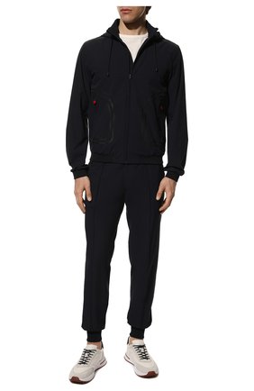 Мужские джоггеры KITON темно-синего цвета по цене 121500 руб., арт. UW1158V0849A | Фото 2 Мужские джоггеры KITON темно-синего цвета, арт. UW1158V0849A | Фото 2 (Материал внешний: Синтетический материал; Длина (брюки, джинсы): Стандартные; Силуэт М (брюки): Джоггеры; Стили: Кэжуэл)