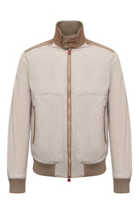 Мужской бомбер KITON светло-бежевого цвета по цене 252000 руб., арт. UW1190V0840A | Фото 1 Мужской бомбер KITON светло-бежевого цвета, арт. UW1190V0840A | Фото 1 (Материал внешний: Синтетический материал; Материал подклада: Синтетический материал; Длина (верхняя одежда): Короткие; Рукава: Длинные; Кросс-КТ: Куртка; Принт: Без принта; Стили: Кэжуэл)