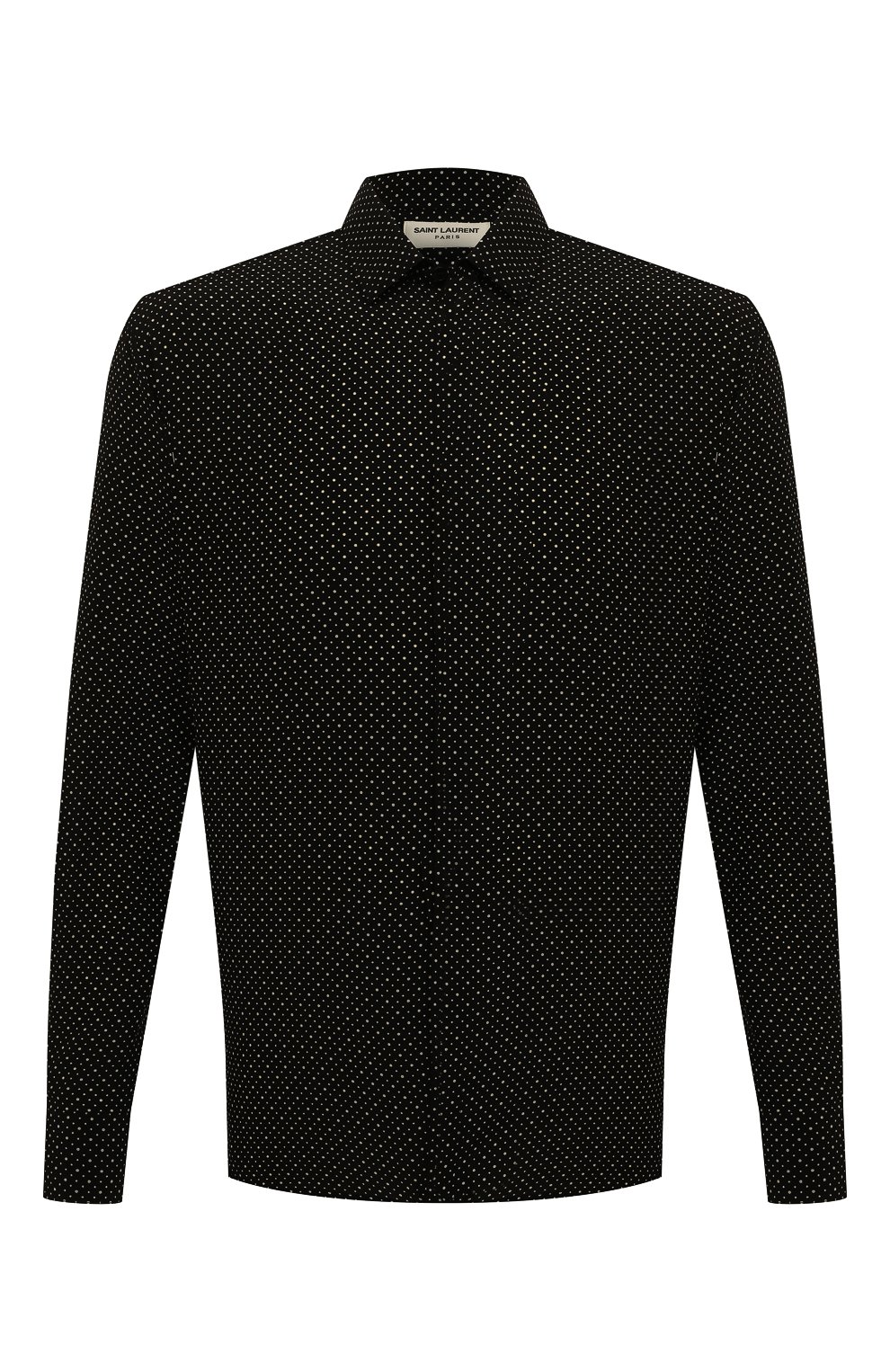 Рубашки Saint Laurent, Шелковая рубашка Saint Laurent, Италия, Чёрный, Шелк: 100%;, 12652290  - купить
