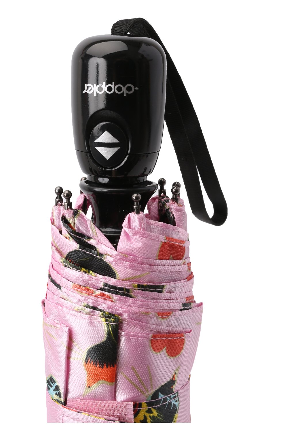 Женский складной зонт DOPPLER розового цвета, арт. 746165 SC | Фото 6 (Материал: Текстиль, Синтетический материал)