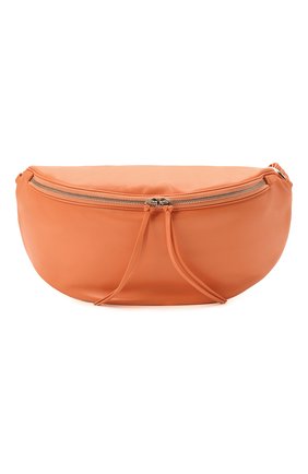 Женская сумка knotted moon JIL SANDER оранжевого цвета, арт. JSPU855642-WUB01046N | Фото 1 (Материал: Натуральная кожа; Размер: large; Сумки-технические: Сумки через плечо)