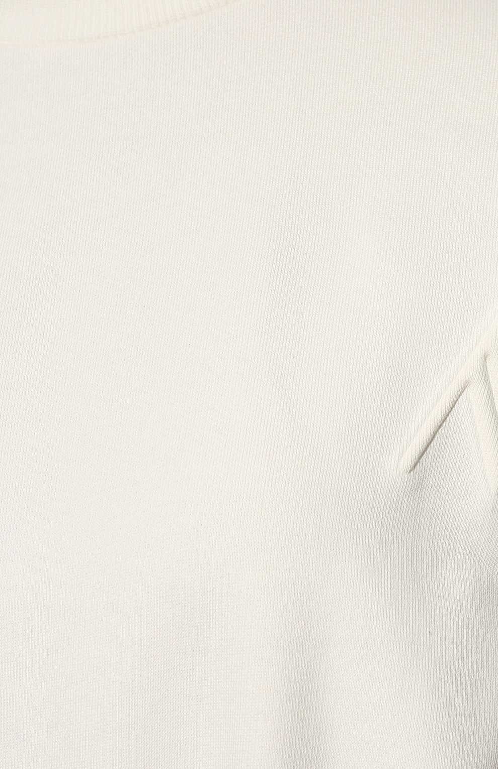 Женское хлопковое платье THE ATTICO белого цвета, арт. 221WCA64/J023 | Фото 5 (Рукава: Длинные; Длина Ж (юбки, платья, шорты): Мини; Случай: Повседневный; Материал внешний: Хлопок; Стили: Минимализм; Женское Кросс-КТ: Платье-одежда)