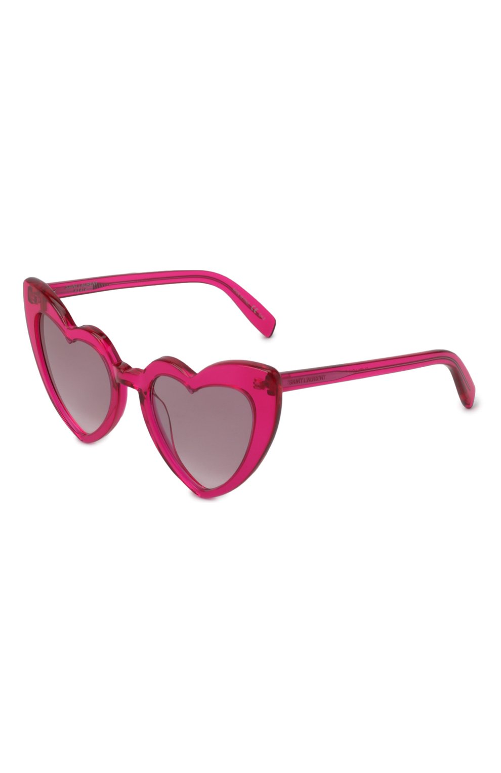 Женские солнцезащитные очки SAINT LAURENT фуксия цвета, арт. 471894/Y9901 | Фото 1 (Материал: Пластик; Тип очков: С/з; Оптика Гендер: оптика-женское; Очки форма: Креативные, Cat-eye)