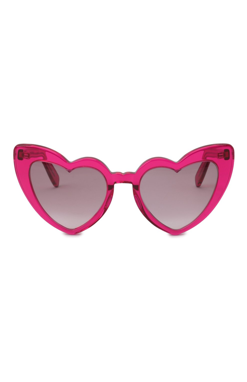 Женские солнцезащитные очки SAINT LAURENT фуксия цвета, арт. 471894/Y9901 | Фото 3 (Материал: Пластик; Тип очков: С/з; Оптика Гендер: оптика-женское; Очки форма: Креативные, Cat-eye)