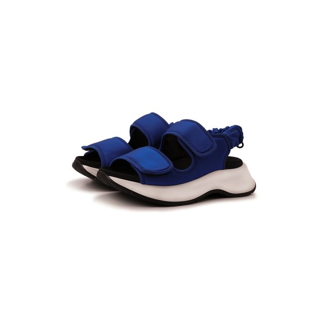 Текстильные сандалии Hogan синего цвета
