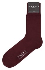 Мужские носки из шерсти и хлопка FALKE бордового цвета, арт. 14435. | Фото 1 (Материал внешний: Шерсть; Кросс-КТ: бельё)