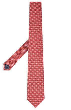 Мужской шелковый галстук ETON красного цвета, арт. A000 33277 | Фото 3 (Принт: С принтом; Материал: Текстиль, Шелк)
